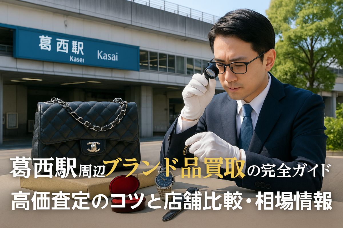 葛西駅周辺でブランド品買取の完全ガイド｜高価査定のコツと店舗比較・相場情報