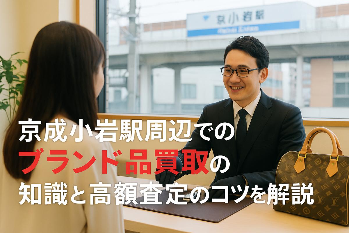 京成小岩駅周辺でのブランド品買取の知識と高額査定のコツを解説