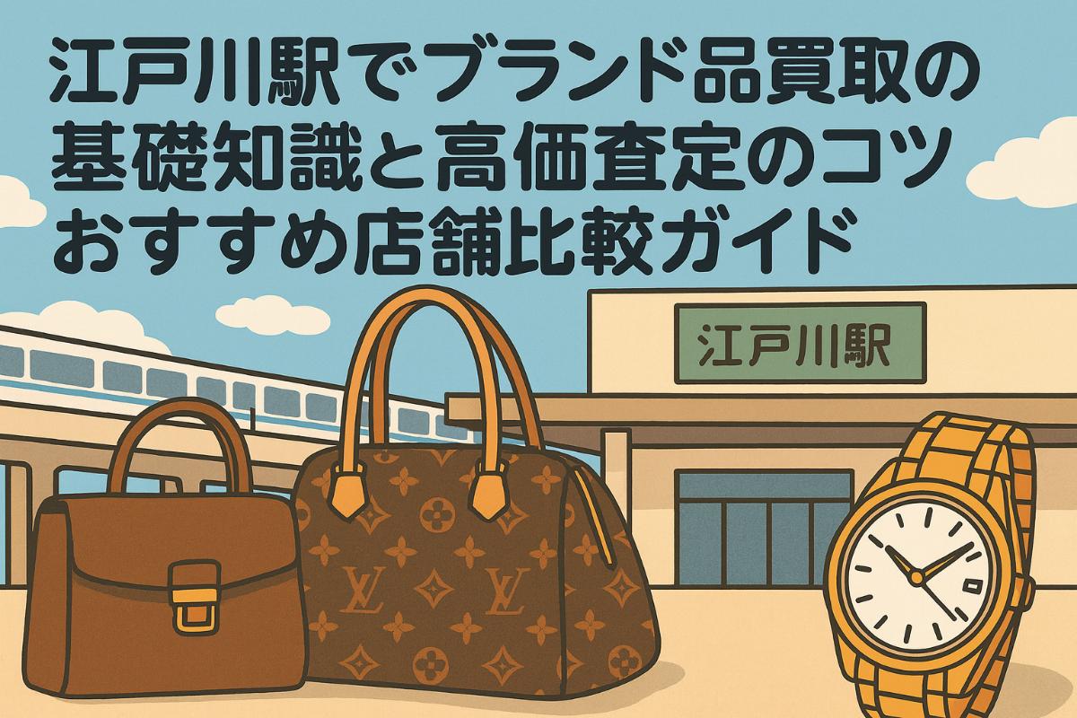 江戸川駅でブランド品買取の基礎知識と高価査定のコツとおすすめ店舗比較ガイド