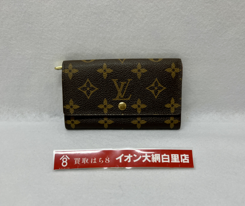 ルイヴィトン LOUIS VUITTON　折り財布　モノグラム　ポルトモネ・ジップ　M61727