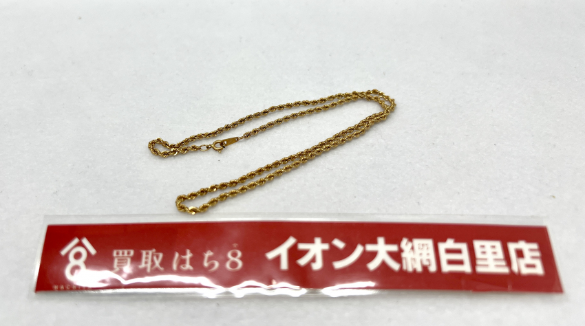 K18　デザインネックレス