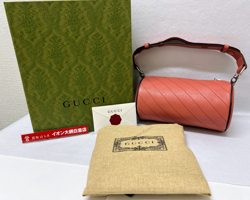 GUCCI グッチ　ブロンディー　レザー　ショルダーバッグ　ピンク