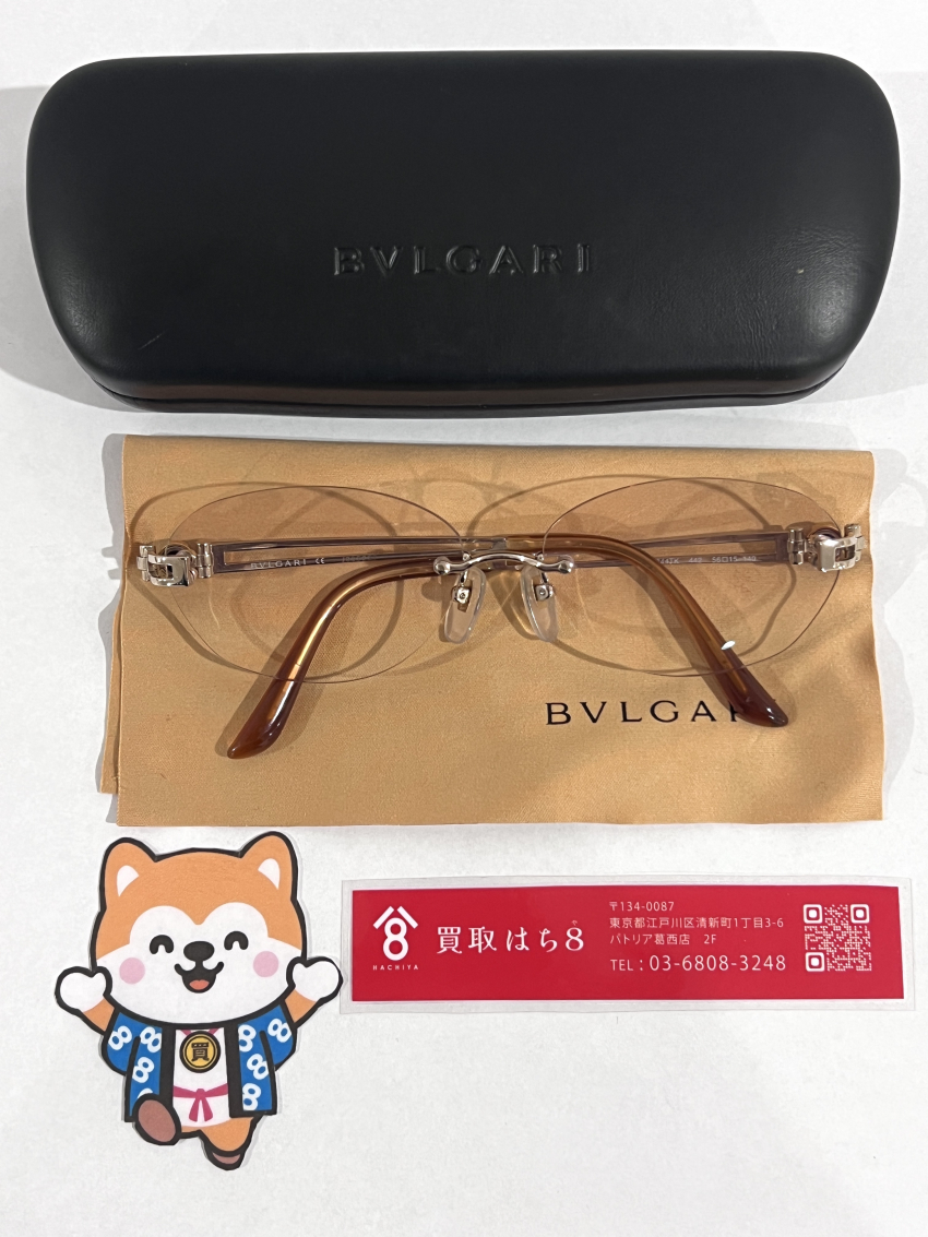 BVLGARI ブルガリ サングラス シルバーフレーム