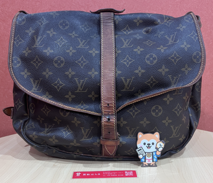 ルイヴィトン　LOUIS　VUITTON　ソミュール35　M42254 　ショルダーバッグ　モノグラム