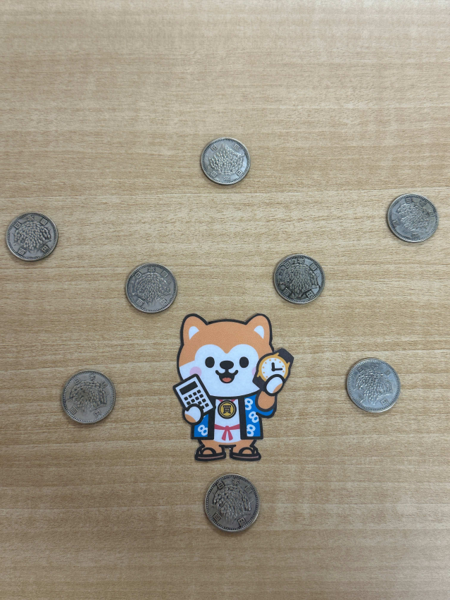 100円銀貨　稲穂