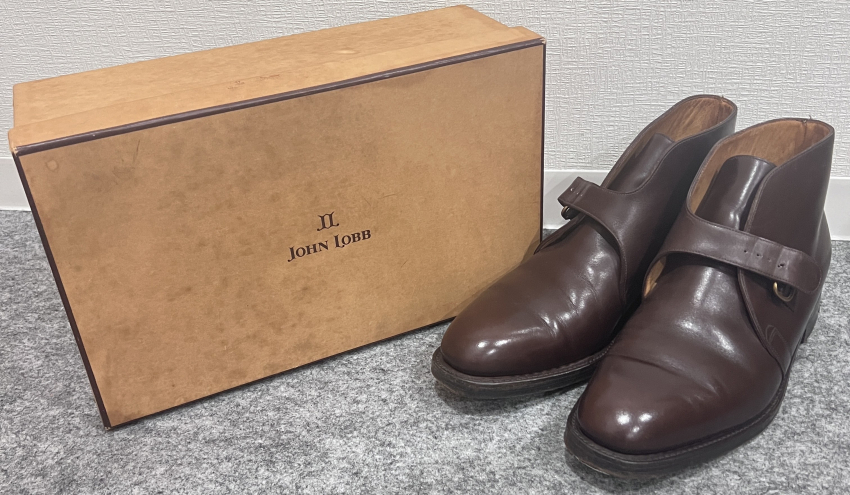 JOHN LOBB チャカブーツ　27cm　ブラウン　レザーシューズ　革靴