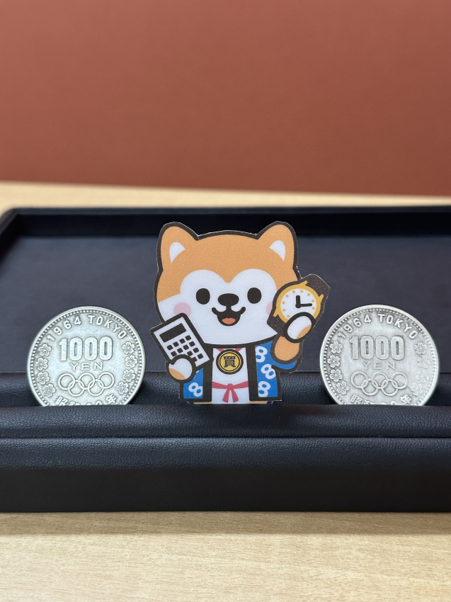 1964年 昭和39年 東京オリンピック記念硬貨 1000円銀貨 