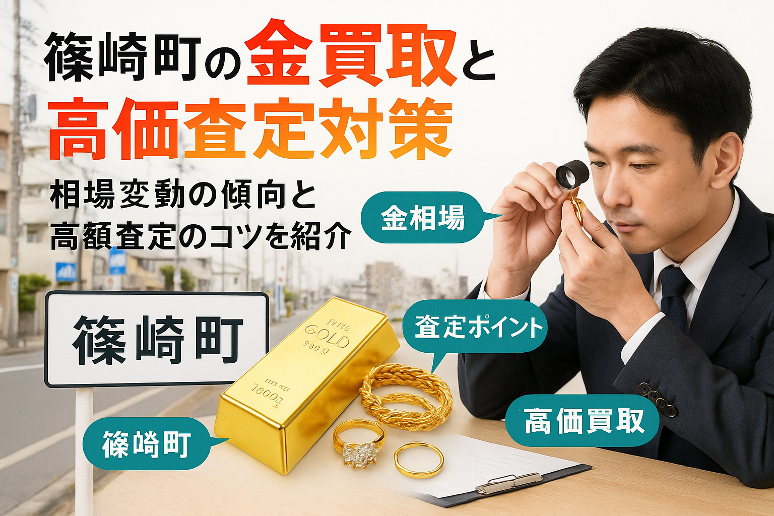 篠崎町での金買取相場の変動と高価査定を受けるためのポイント