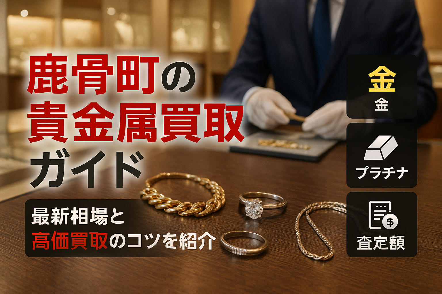 鹿骨町での貴金属買取の最新相場と高価買取のポイントについて