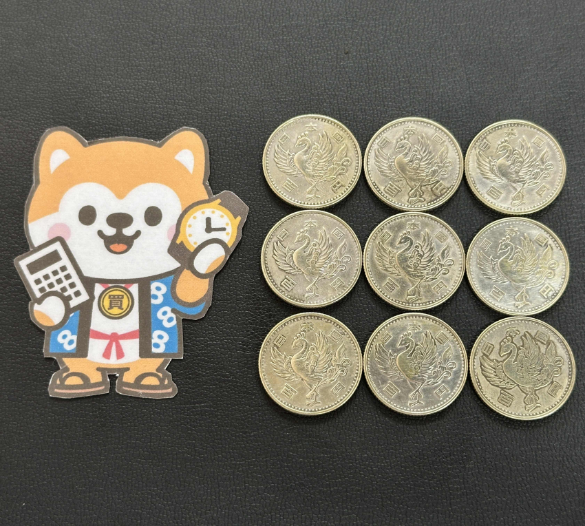 100円銀貨　鳳凰