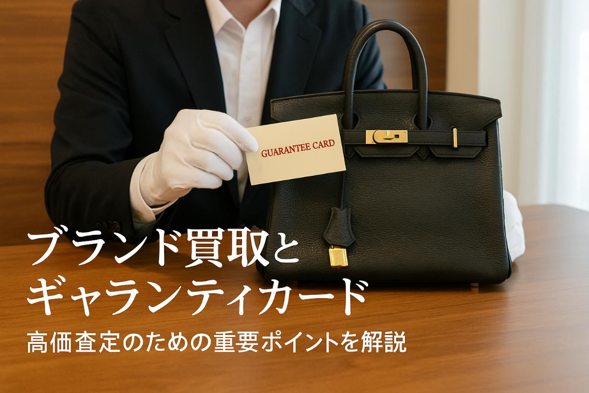 ブランド品買取にギャランティカードが必要な理由と高価査定のポイント解説