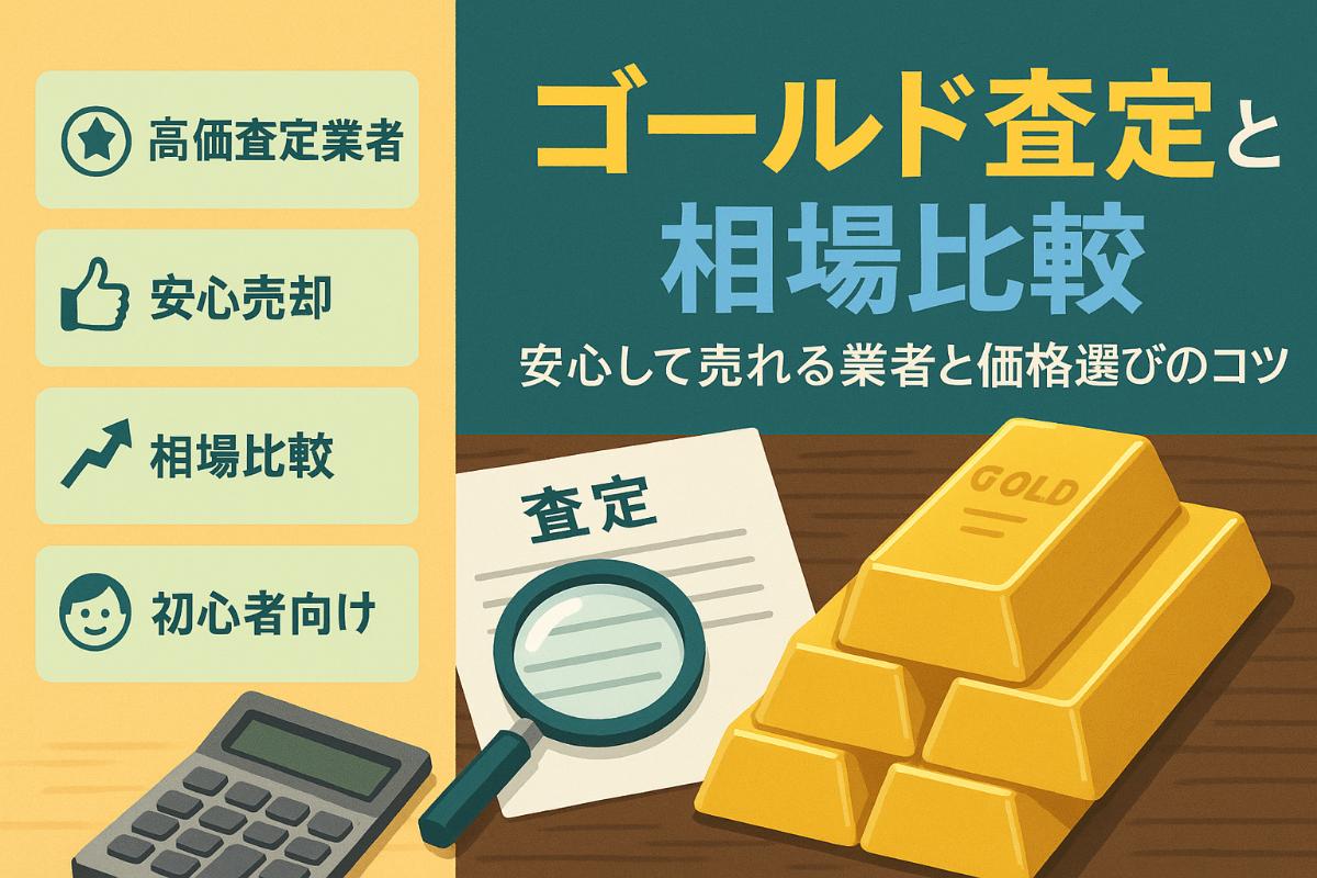 貴金属買取ゴールドの高価査定と最新相場を徹底比較！初心者が安心して売却できる業者と価格選びのコツ