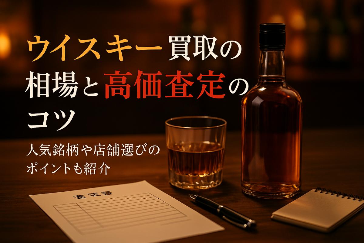 ウイスキー買取の相場と高価査定のコツ徹底解説｜人気銘柄や店舗選びのポイントも紹介