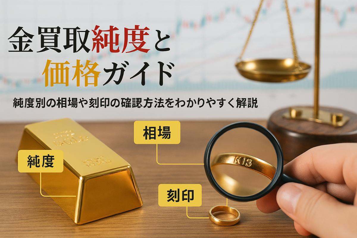 金買取の純度が価格に与える影響と相場・刻印の調べ方完全ガイド