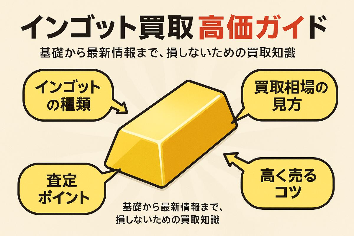 インゴット買取の基礎知識から最新相場と高価査定のコツまで完全ガイド