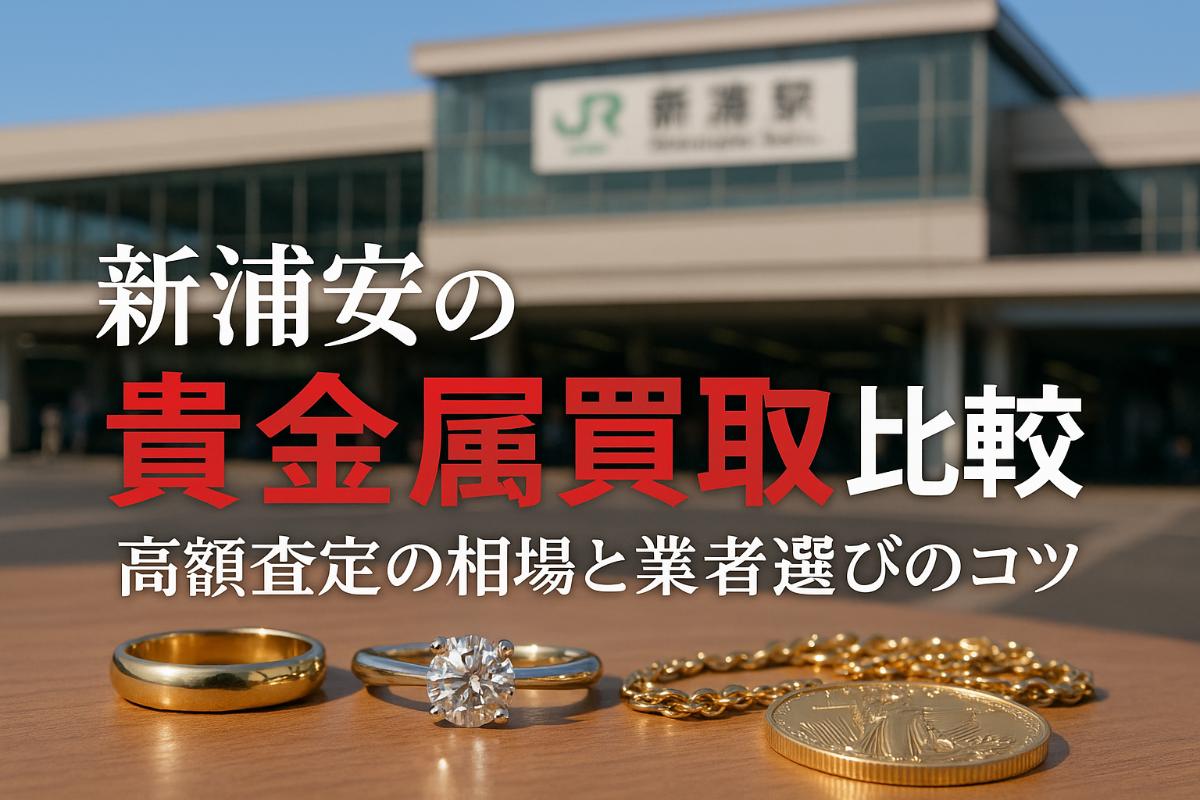 新浦安駅で貴金属買取を比較！高額査定の最新相場と優良業者の選び方ガイド