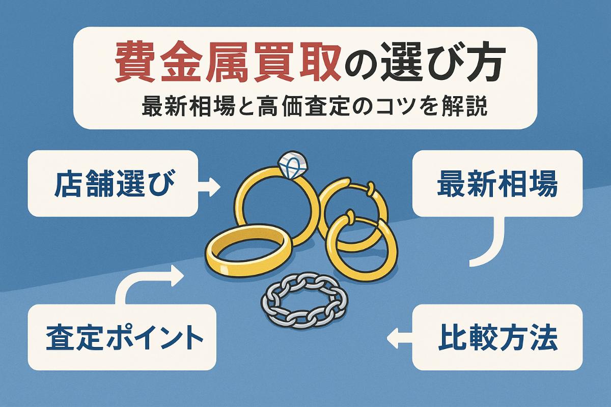 貴金属買取店舗の選び方と比較ガイド最新相場や高価査定のコツも解説