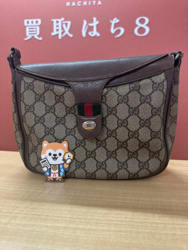 GUCCI (グッチ) GGキャンバス シェリーライン ショルダーバッグ