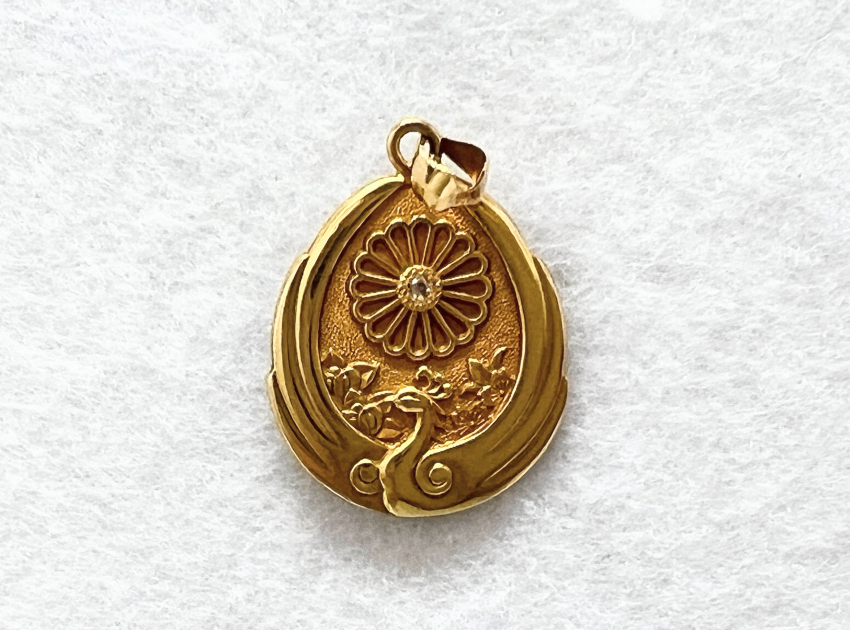詳細不明 貴金属 金 K アクセサリー トップ メレダイヤ