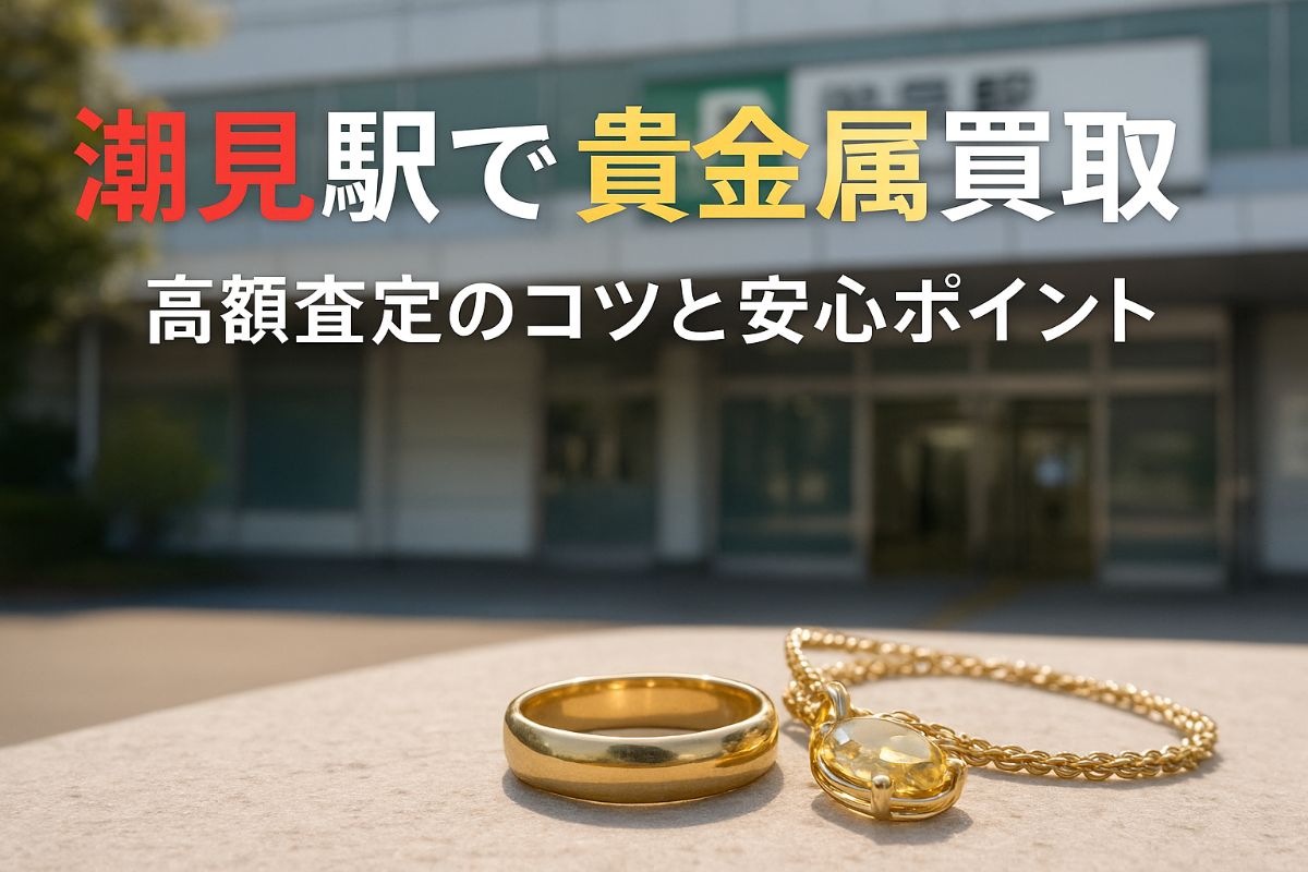 潮見駅で貴金属買取のおすすめ店を選ぶなら高額査定のコツと安心ポイント完全ガイド