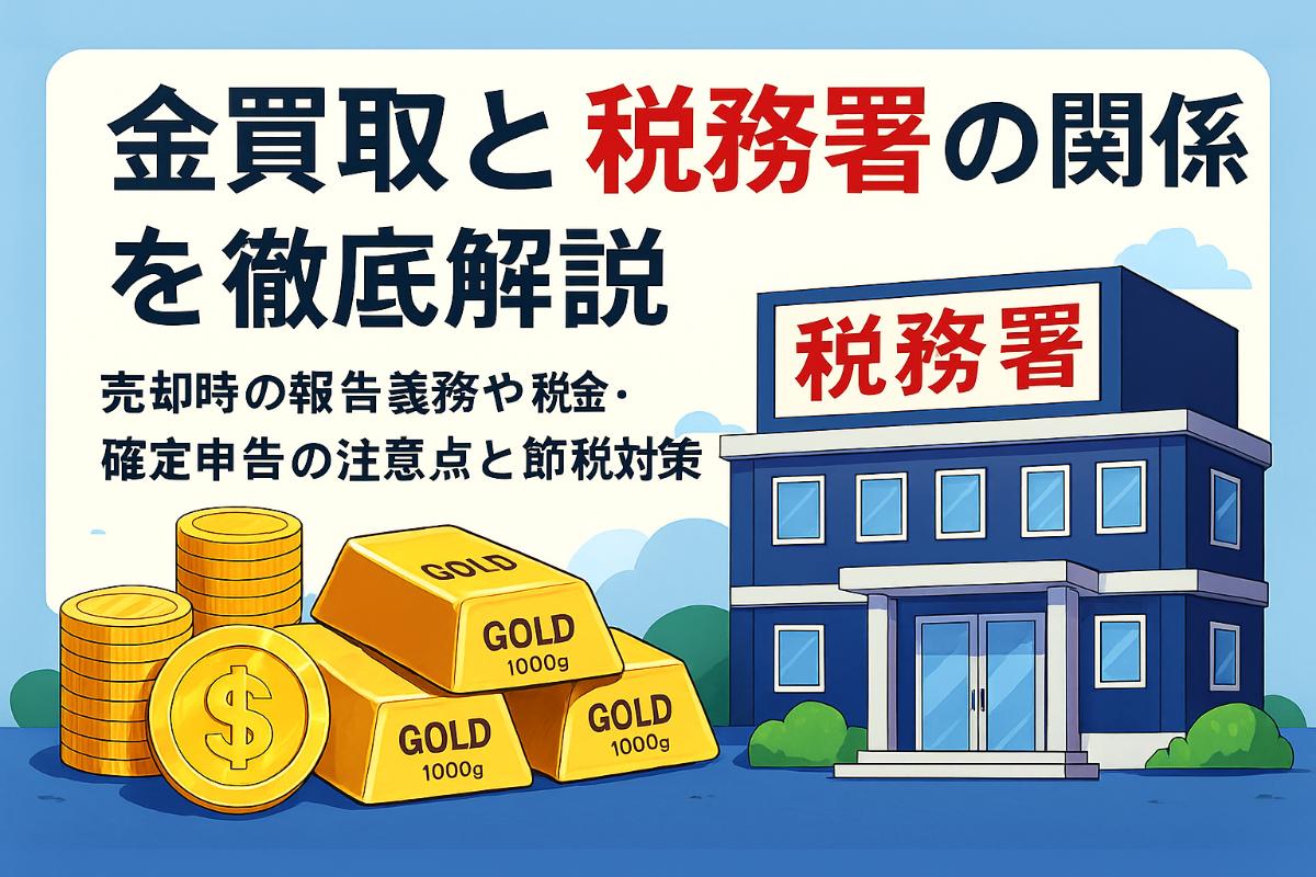 金買取と税務署のルールとは？確定申告と税金計算方法を解説