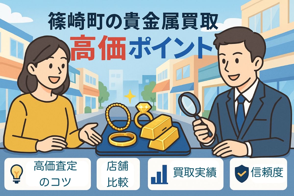 東京都江戸川区篠崎町で貴金属買取を成功させる高価査定のポイントと店舗比較ガイド