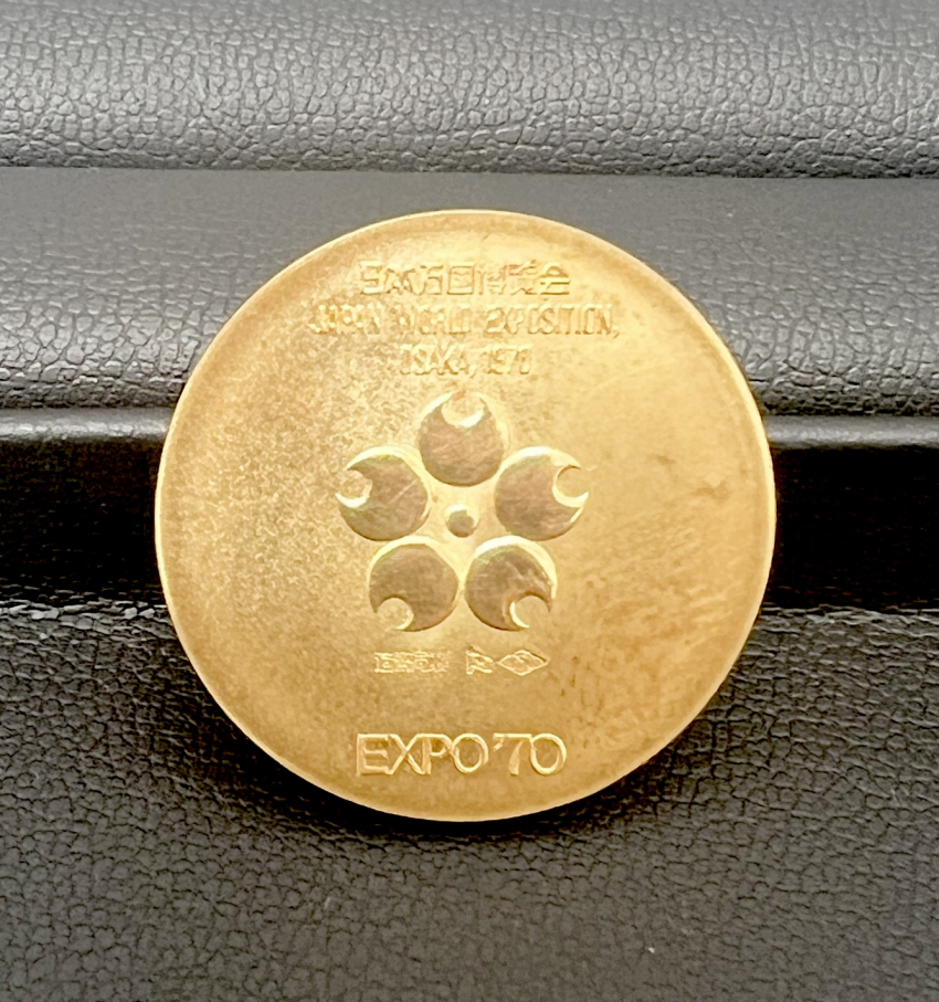 18金 日本万博博覧会記念メダル 金貨 造幣局 750刻印