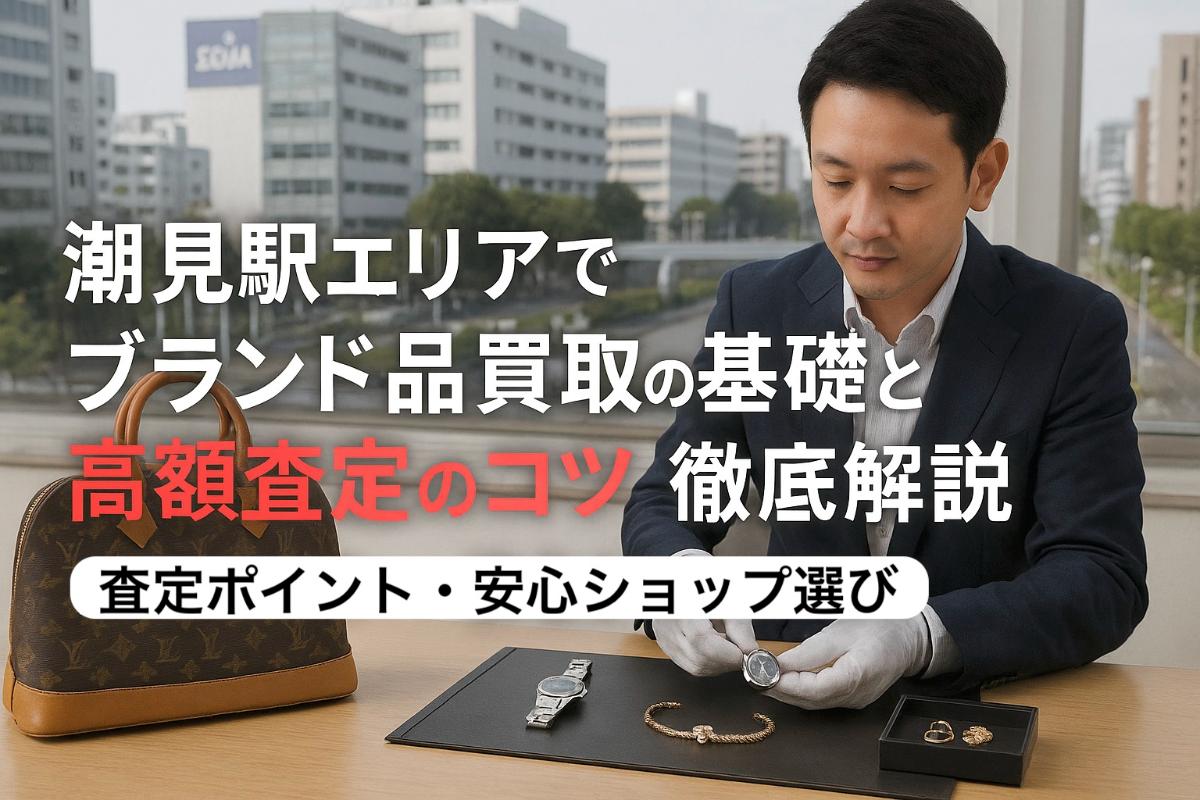 潮見駅エリアでブランド品買取の基礎と高額査定のコツ徹底解説｜査定ポイント・安心ショップ選び