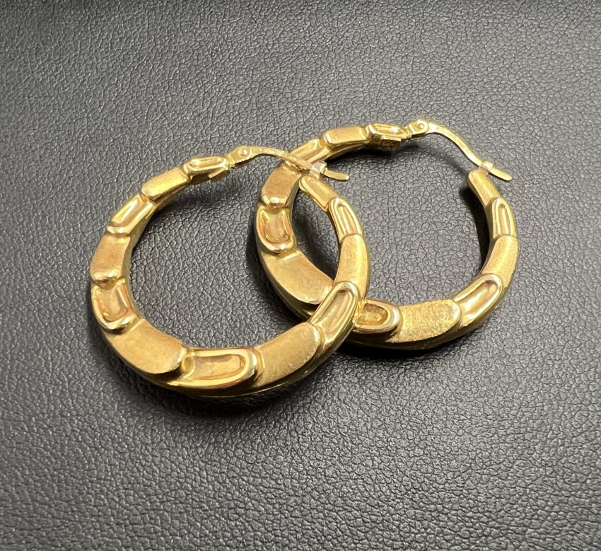 K18刻印　ピアス　アクセサリー