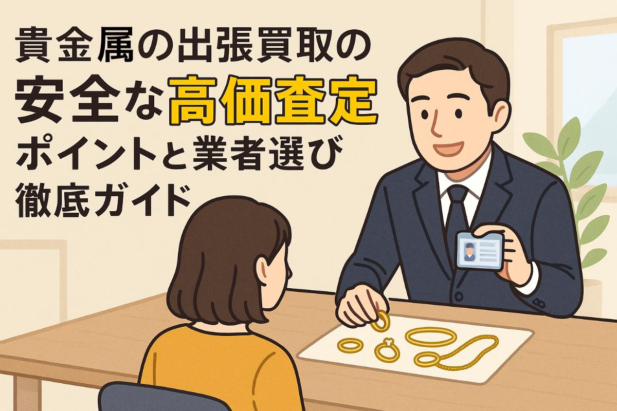 貴金属の出張買取の安全な高価査定ポイントと業者選び徹底ガイド