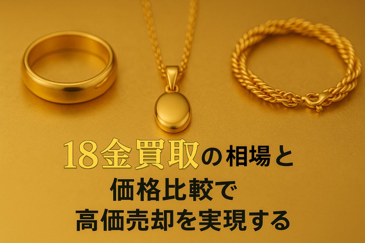 18金買取の相場と価格比較で高価売却を実現する最新ガイド