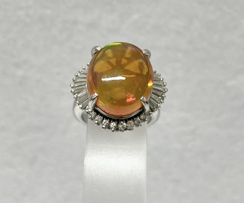 Pt900 オパール リング プラチナ アクセサリー 