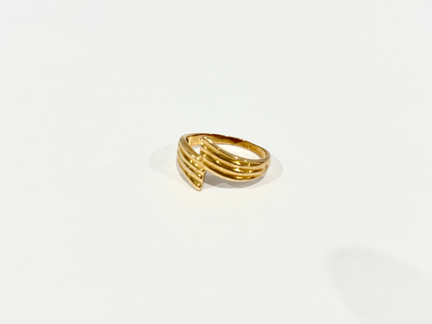 K18刻印　リング　18金　金　ゴールド　アクセサリー