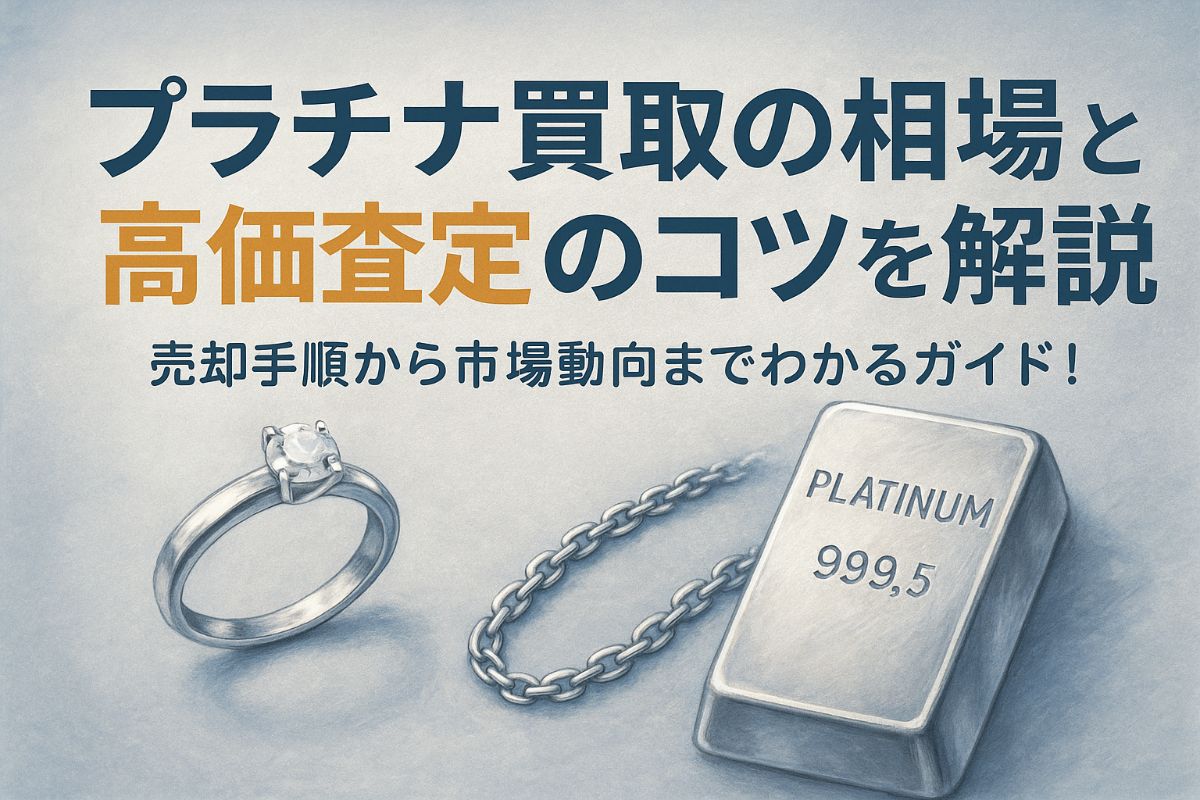 プラチナ買取の相場と高価査定のコツを解説｜売却手順から市場動向までわかるガイド！