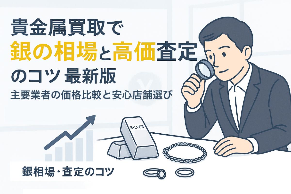 貴金属買取で銀の相場と高価査定のコツ最新版|主要業者の価格比較と安心店舗選び