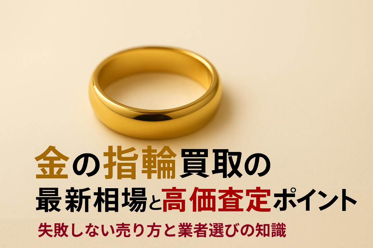 金の指輪買取の最新相場と高価査定ポイント徹底比較！失敗しない売り方と業者選びの知識