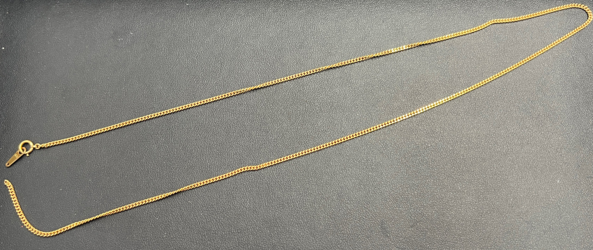 K18刻印　ネックレス　ちぎれ