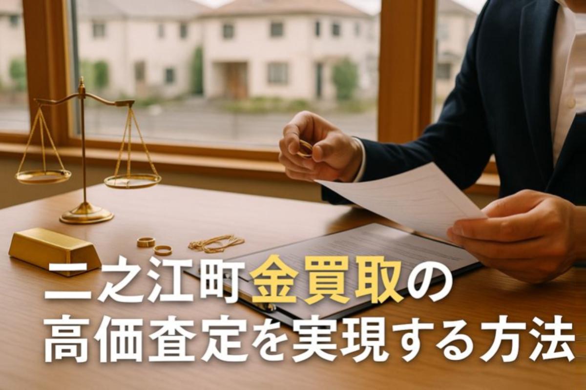 二之江町で金買取の高価査定を実現する方法と店舗選びのポイントを基礎から解説！
