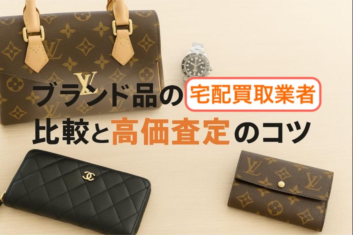 ブランド品の宅配買取業者比較と高価査定のコツ