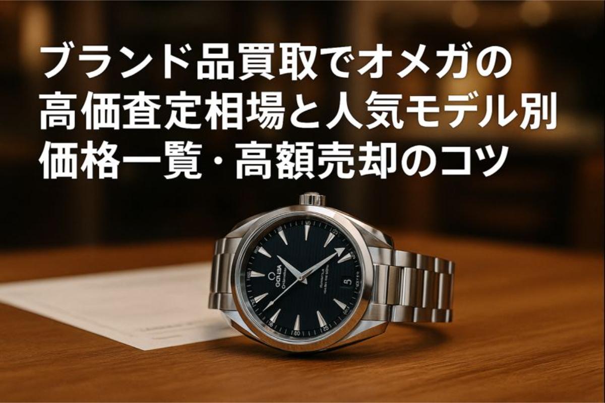ブランド品買取でオメガの高価査定相場と人気モデル別価格一覧・高額売却のコツ