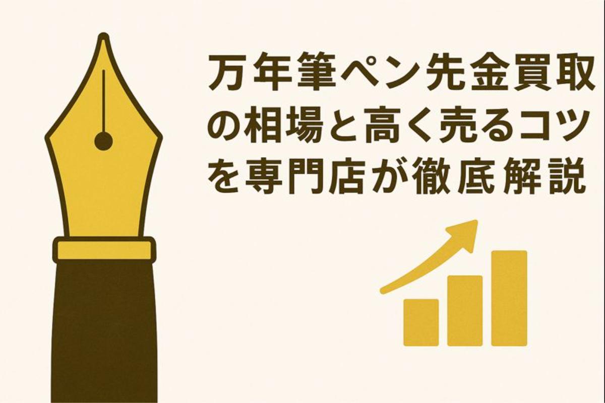 万年筆ペン先金買取の相場と高く売るコツを専門店が徹底解説