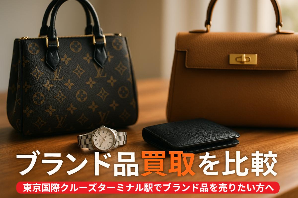 東京国際クルーズターミナル駅でブランド品買取を比較｜江東区・港区の専門店と高額査定のコツ
