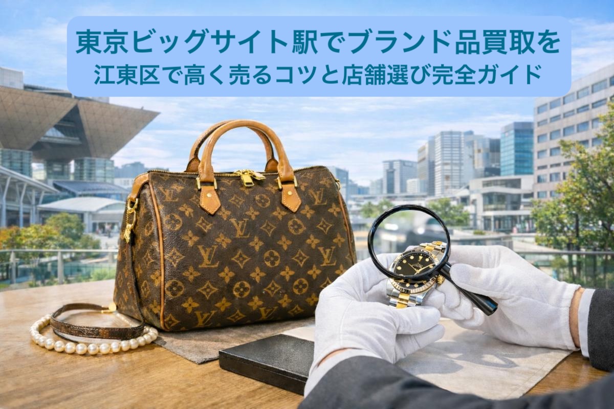 東京ビッグサイト駅でブランド品買取を江東区で高く売るコツと店舗選び完全ガイド