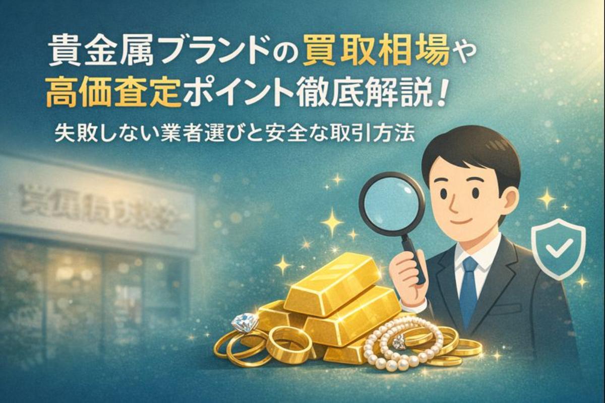 貴金属ブランドの買取相場や高価査定ポイント徹底解説！失敗しない業者選びと安全な取引方法