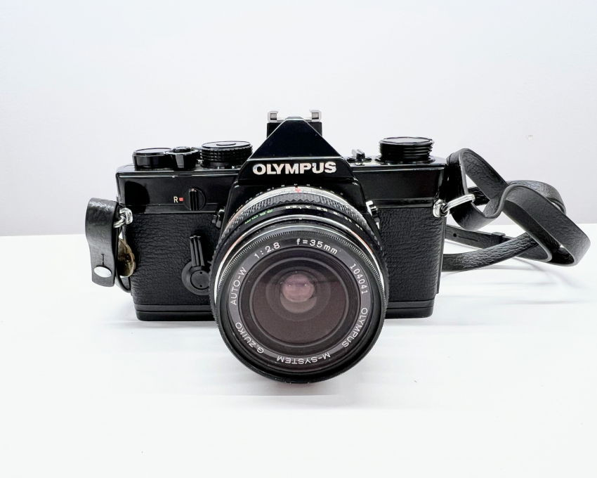 オリンパス OLYMPUS OM-1 一眼レフ35mm フィルムカメラ G.ZUIKO AUTO-W 50mm f/2.8 