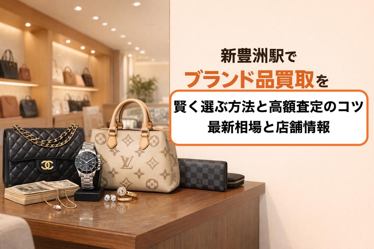 新豊洲駅でブランド品買取を賢く選ぶ方法と高額査定のコツ【最新相場と店舗情報】