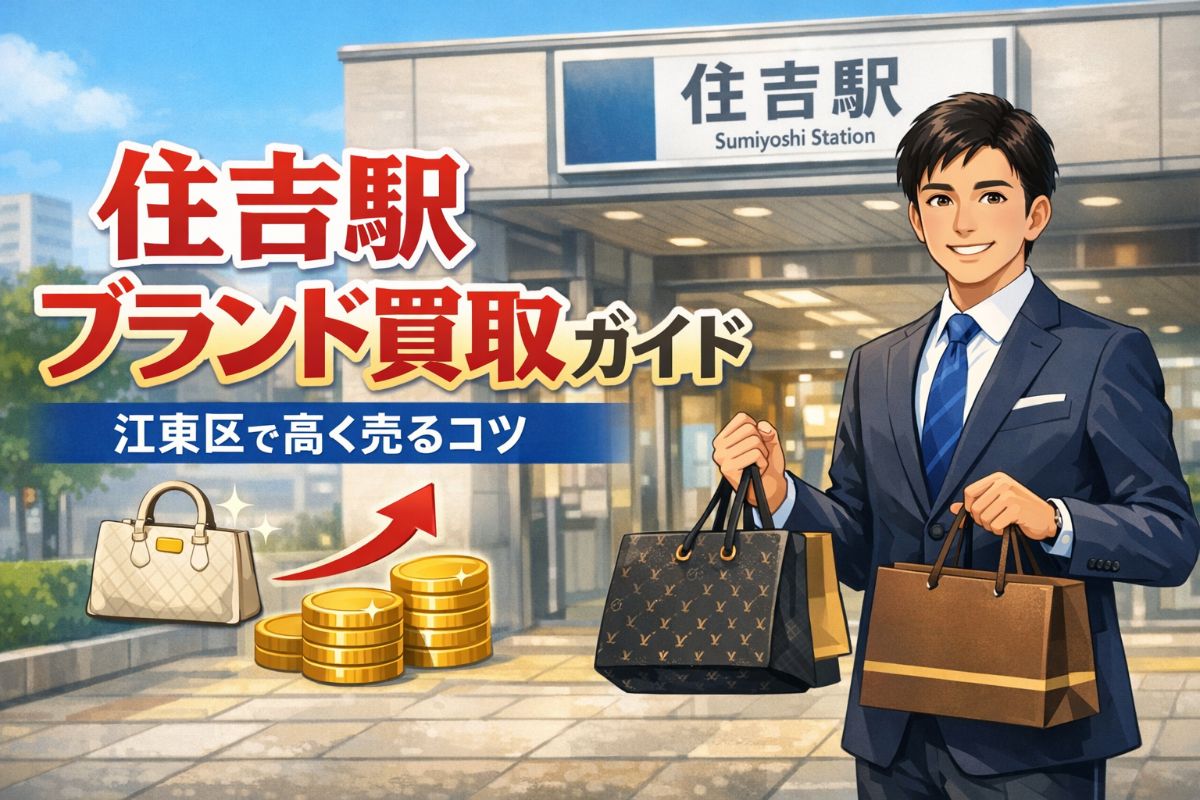 住吉駅でブランド品買取を江東区で高く売るコツと店舗比較ガイド