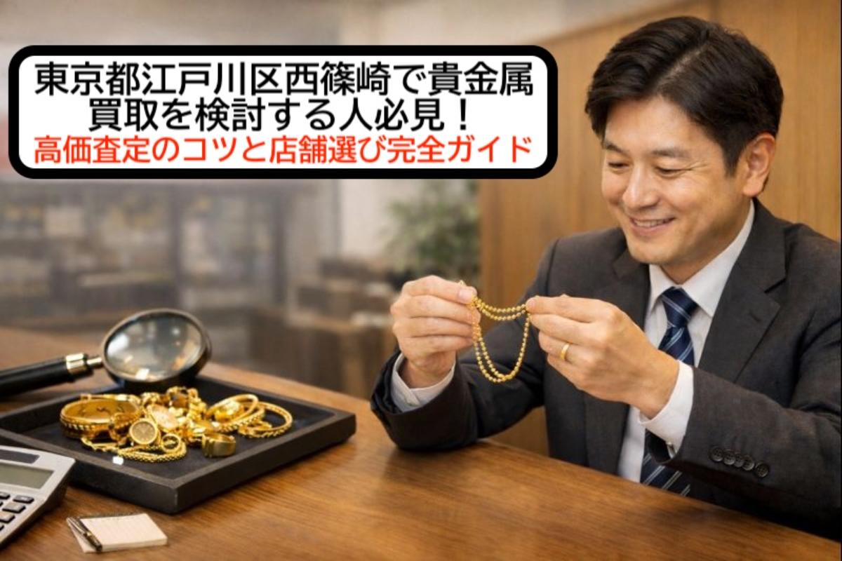 東京都江戸川区西篠崎で貴金属買取を検討する人必見！高価査定のコツと店舗選び完全ガイド