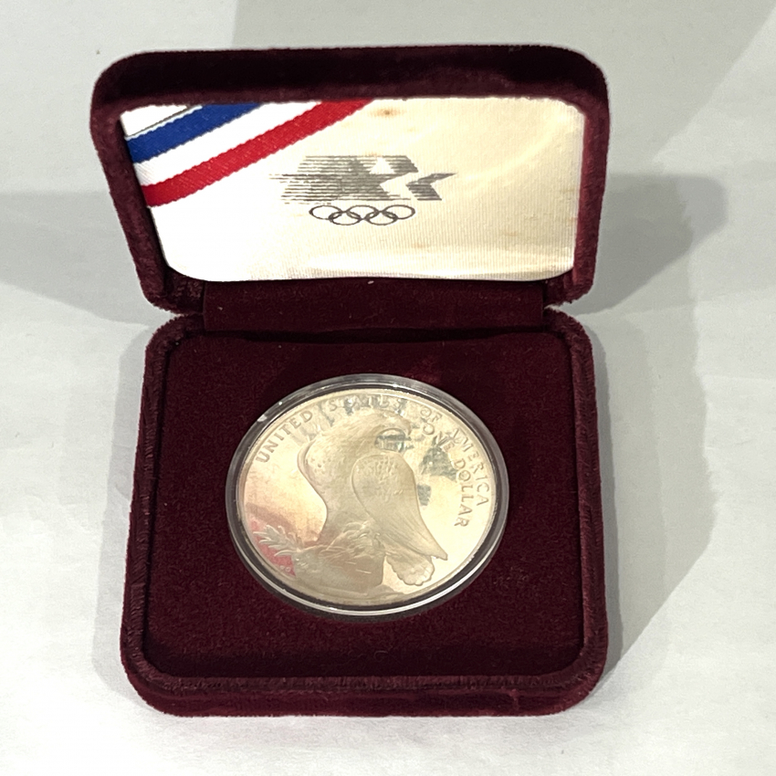 SV900 1983年ロサンゼルスオリンピック銀貨