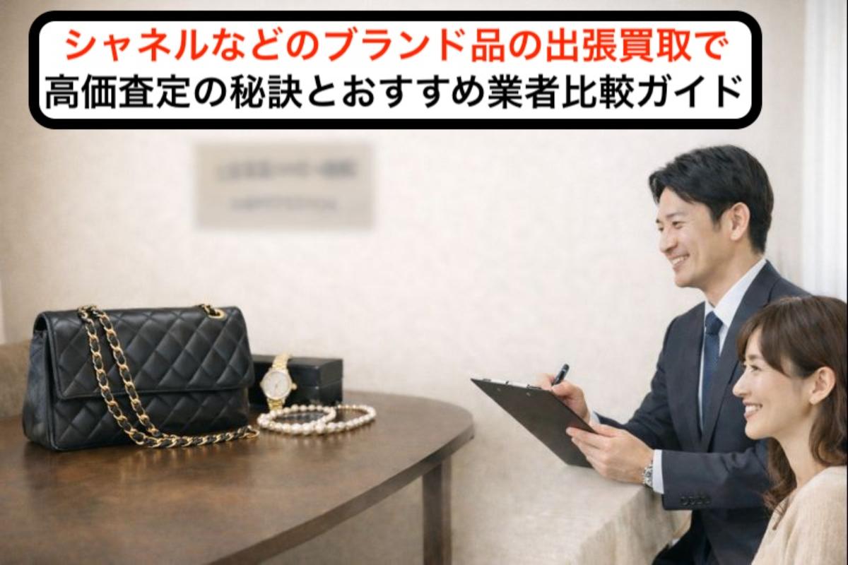 シャネルなどのブランド品の出張買取で高価査定の秘訣とおすすめ業者比較ガイド